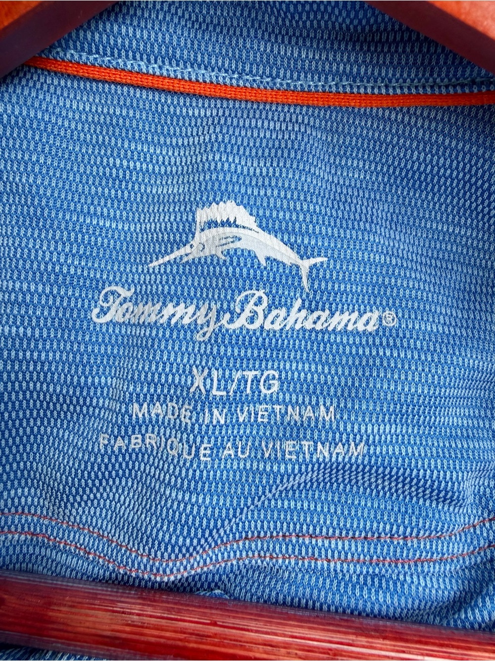 Tommy Bahama Blue Polo - XL Men - Picture 5 of 6